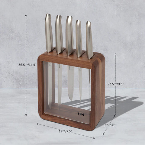 Furi Pro Vault Knife Block Set 6 Piece