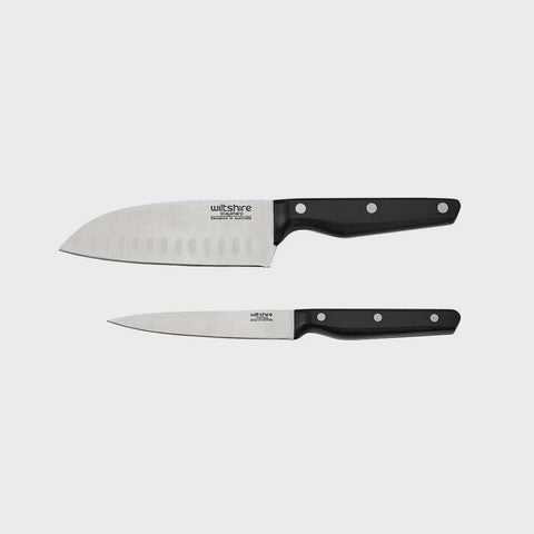 Staysharp Triple Rivet Duo Set Santoku & Utility Knife