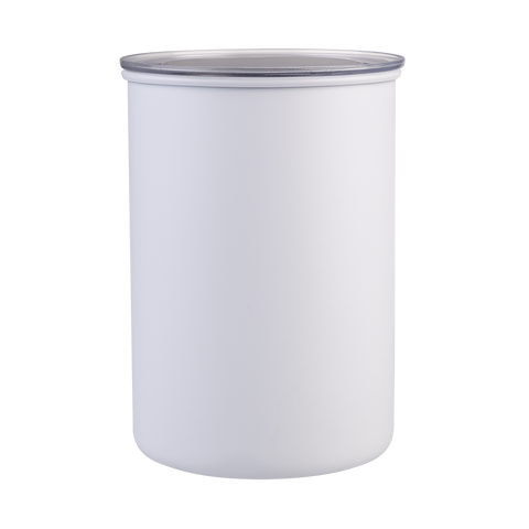 Stainless Steel Vacuum Coffee Canister 1.3l - White