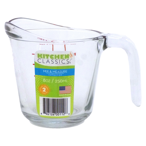 Glass Measure Jug 1 Cup/250ml