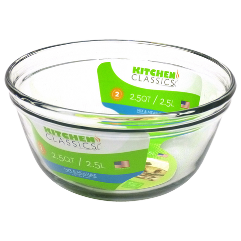 Glass Mixing Bowl 2.5L