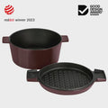 Cast Iron French Oven Bordeaux 24Cm