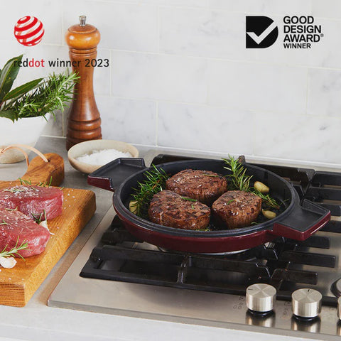 Cast Iron French Oven Bordeaux 24cm