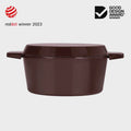 Cast Iron French Oven Bordeaux 24Cm