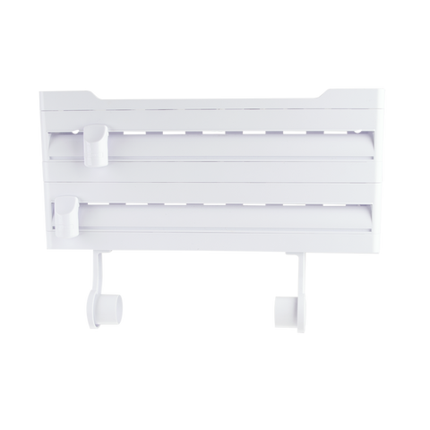 Wall Mount Kitchen Roll Dispenser - White / White