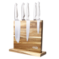 Magnetic Knife Stand Double Sided - Acacia Wood / Acacia Wood