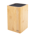 Square Universal Knife Block - Bamboo / Bamboo