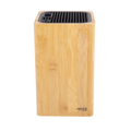 Square Universal Knife Block - Bamboo / Bamboo
