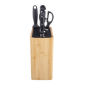 Rectangle Universal Knife Block - Bamboo / Bamboo