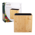 Rectangle Universal Knife Block - Bamboo / Bamboo