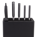 Rectangle Universal Knife Block - Matte Black / Matte Black