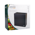 Rectangle Universal Knife Block - Matte Black / Matte Black