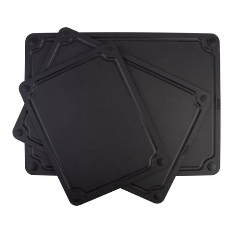 Wood Fibre Reversible Cutting Board - Black