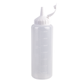Plastic Squeeze Bottle 350ml (White Tops)