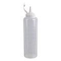 Plastic Squeeze Bottle 475ml (White Tops)
