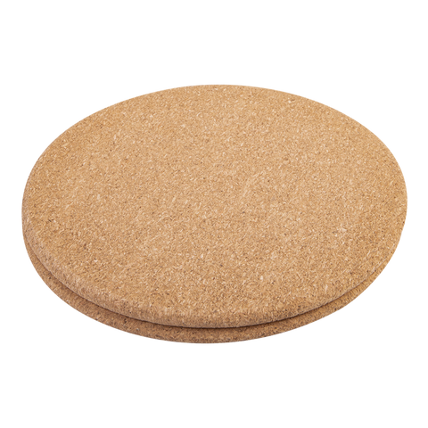 Round Cork Trivets 20cm dia Set 2