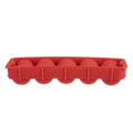 Silicone Round Ice Cube Tray - Red / Red