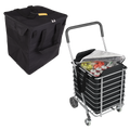 Shop & Go Shopping Cart Insulated Bag - Black