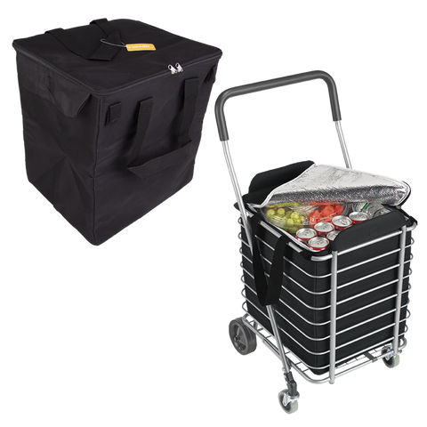 Shop & Go Shopping Cart Insulated Bag - Black