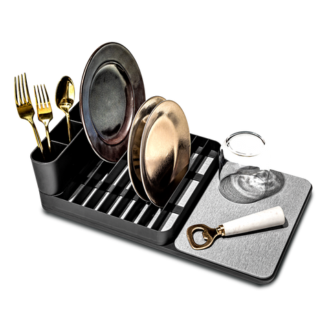Drying Stone Dish Rack 37.4 X 22.2 X 9.7cm