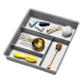 Junk Drawer Organiser 36.8 X 30.1 X 5.5Cm / Soft Grey