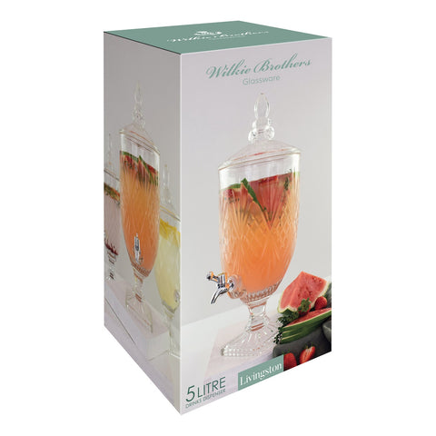 Livingston Drink Dispenser 5L Glass