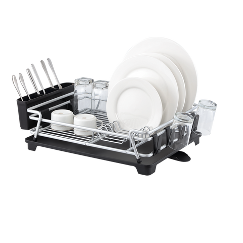 Pinnacle Aluminium Dish Rack With Draining Board