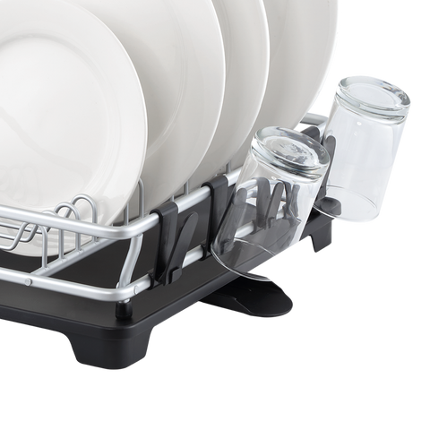 Pinnacle Aluminium 2-Tier Dish Rack With Draining Board