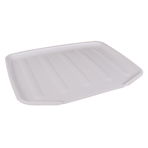 Large Draining Board 49.5cm X 38.5cm - White / White