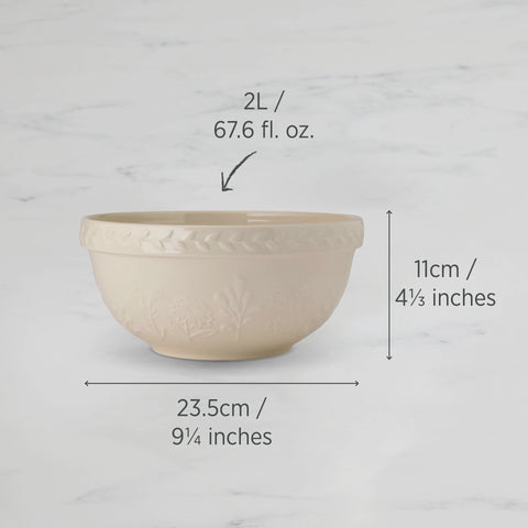 Mixing Bowl 23.5 x 11cm 2L Vanilla