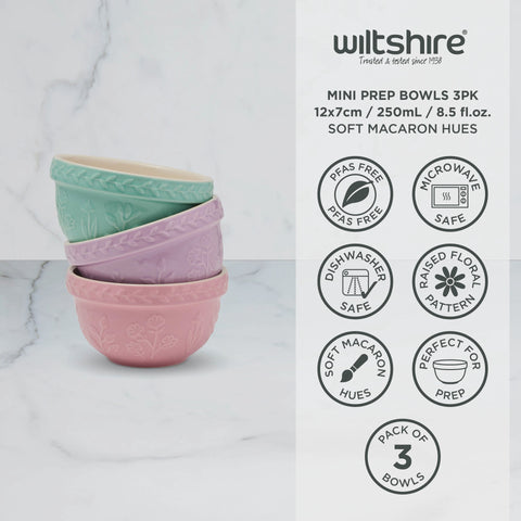 Baking Traditions Mini Prep Bowls 3 Pack