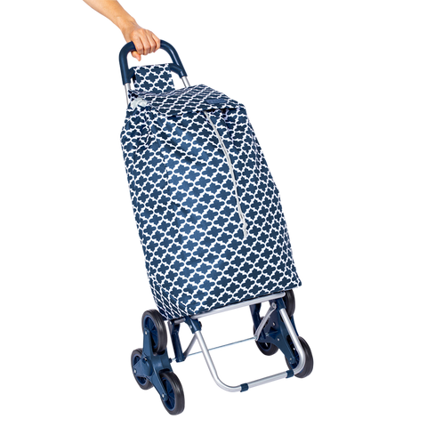 Summit Stair Climber Moroccan Navy Shopping Trolley