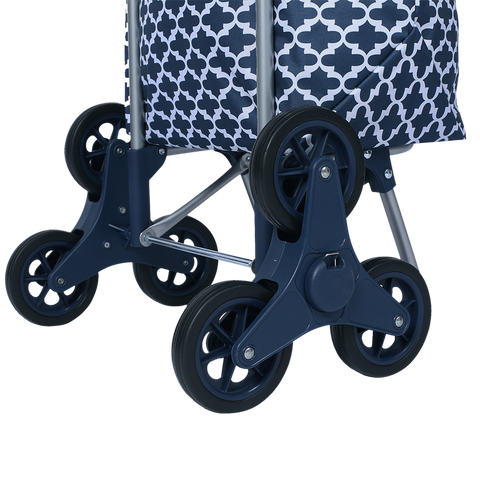 Summit Stair Climber Moroccan Navy Shopping Trolley