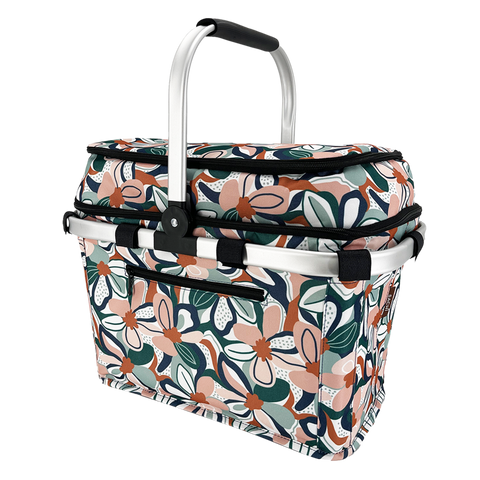4 Person Insulated Picnic Basket - Desert Floral
