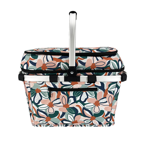 4 Person Insulated Picnic Basket - Desert Floral
