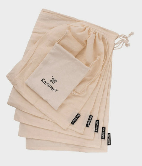 Karistert Muslin Produce Bags Set Of 5