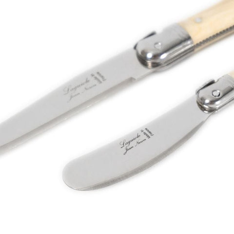 3 Piece Cheese Set - Light Horn