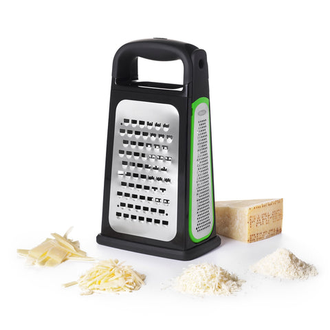 Etched Box Grater With Removeable Zester