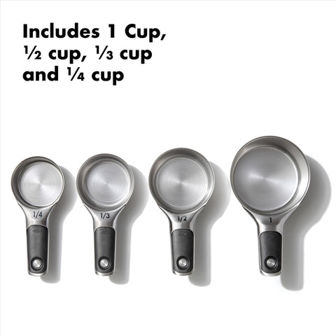 Good Grips 4 Piece Stainless Steel Measuring Cup Set