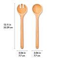 Good Grips 2 Piece Beechwood Salad Servers