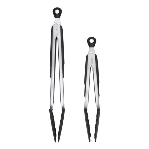 Tongs with Silicone Heads - 23cm