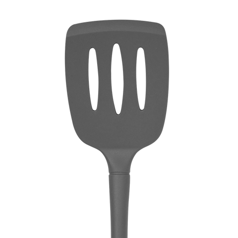 'Flex-Core' All Silicone Slotted Turner - Charcoal