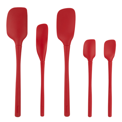 "Flex-Core" All Silicone Spatula Set 5