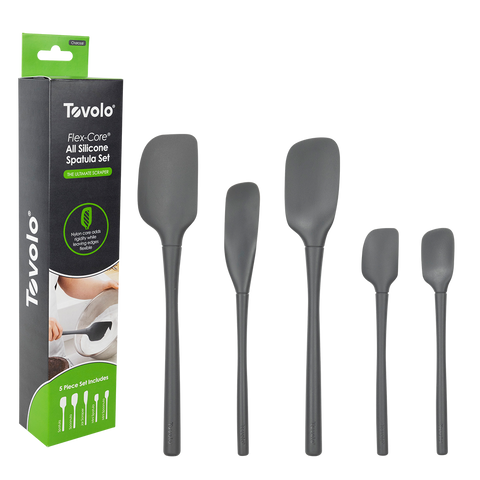 "Flex-Core" All Silicone Spatula Set 5