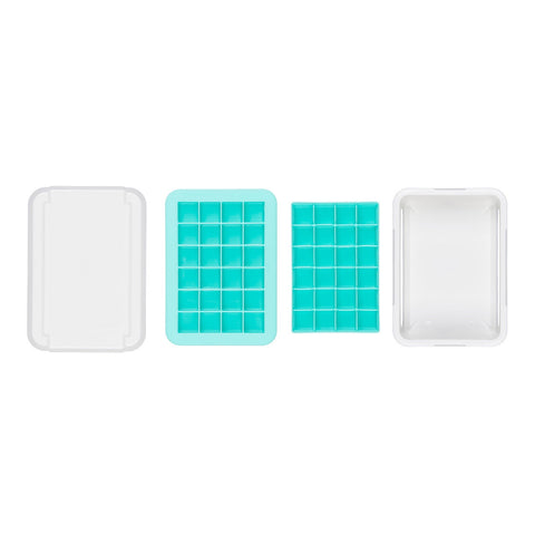 Covered Silicone Ice Cube Tray - Small Cubes