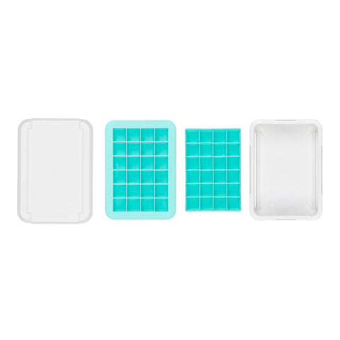 Covered Silicone Ice Cube Tray - Small Cubes