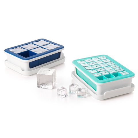 Covered Silicone Ice Cube Tray - Small Cubes
