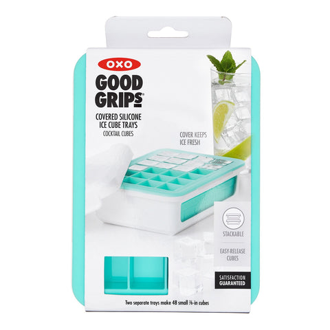 Covered Silicone Ice Cube Tray - Small Cubes