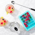 Covered Silicone Ice Cube Tray - Small Cubes