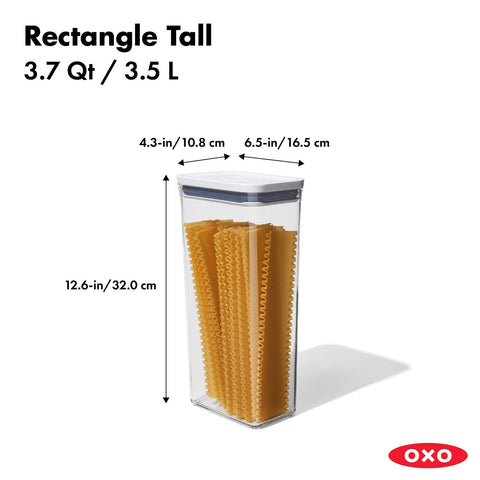 Good Grips Pop 2.0 Rectangle, Tall - 3.5L